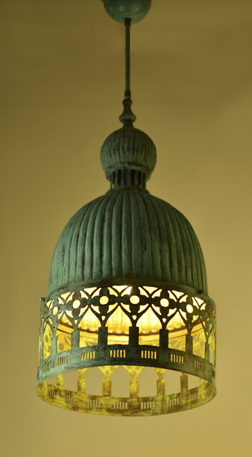 Veneto Lamp Gold Antique by Sahil & Sarthak